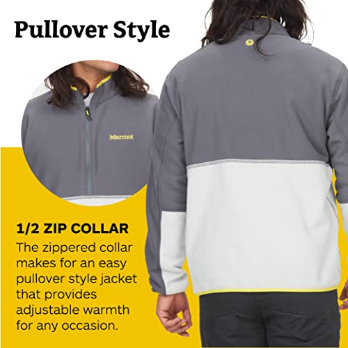 MARMOT Men's Rocklin 1/2 Zip Jacket - Classic, Warm, Lightweight 100-Weight Fleece Layer3