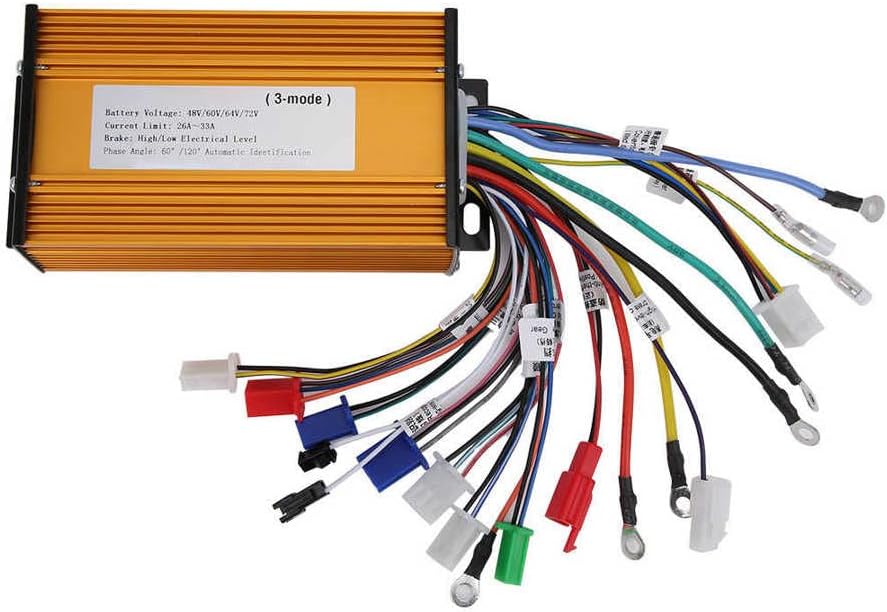 E-Bike Brushless Speed Regulator Motor Controller for Electric Scooter Three Mode Sinusoid 12 Tube