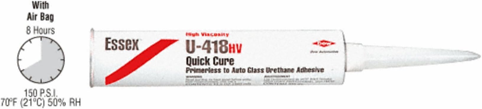 CRL Essex U418HV Quick Cure Primerless High Viscosity Urethane Adhesive - 10 pcs (Case)