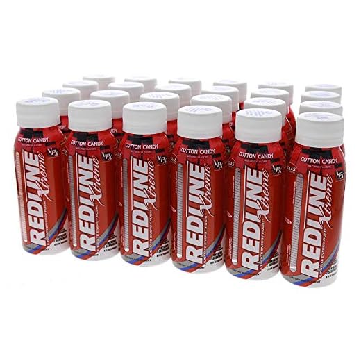 VPX Redline Xtreme, Cotton Candy, 8 Ounce Bottles, Liquid, 24 Count