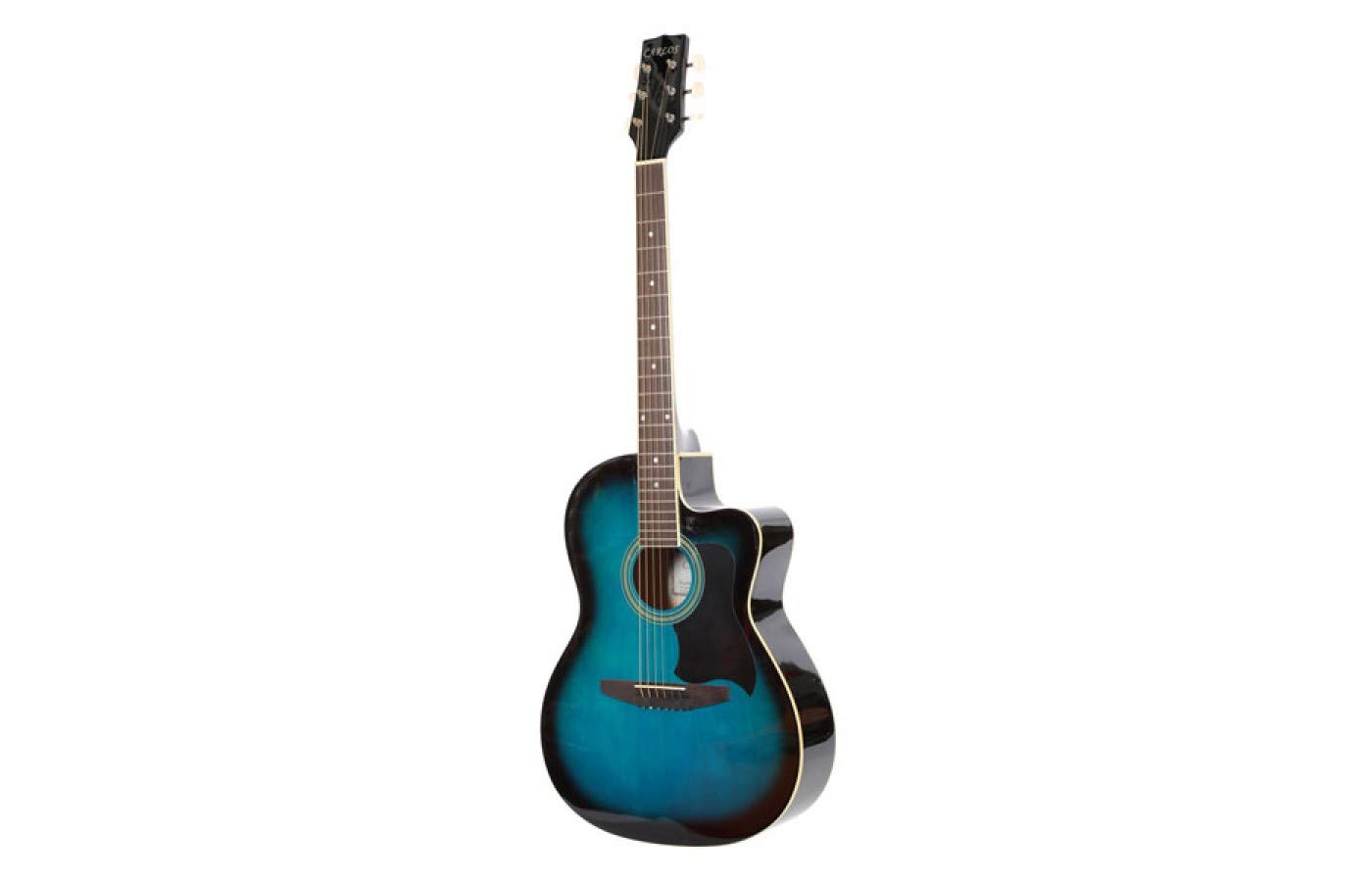 Carlos Acoustic Guitar C901 - Shaded Blue - Include Free Soft Case