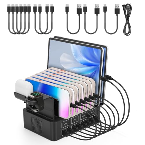 Estación de carga de 16 puertos USB C 150W y organizador ajustable