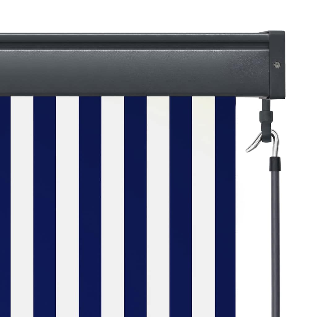 Store Exterieur Manuel 140x250 cm Bleu Blanc