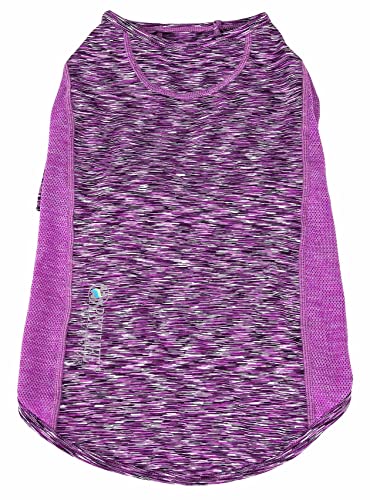 T-shirt pour chien violet PetLife Active Warf Speed extensible M - 8