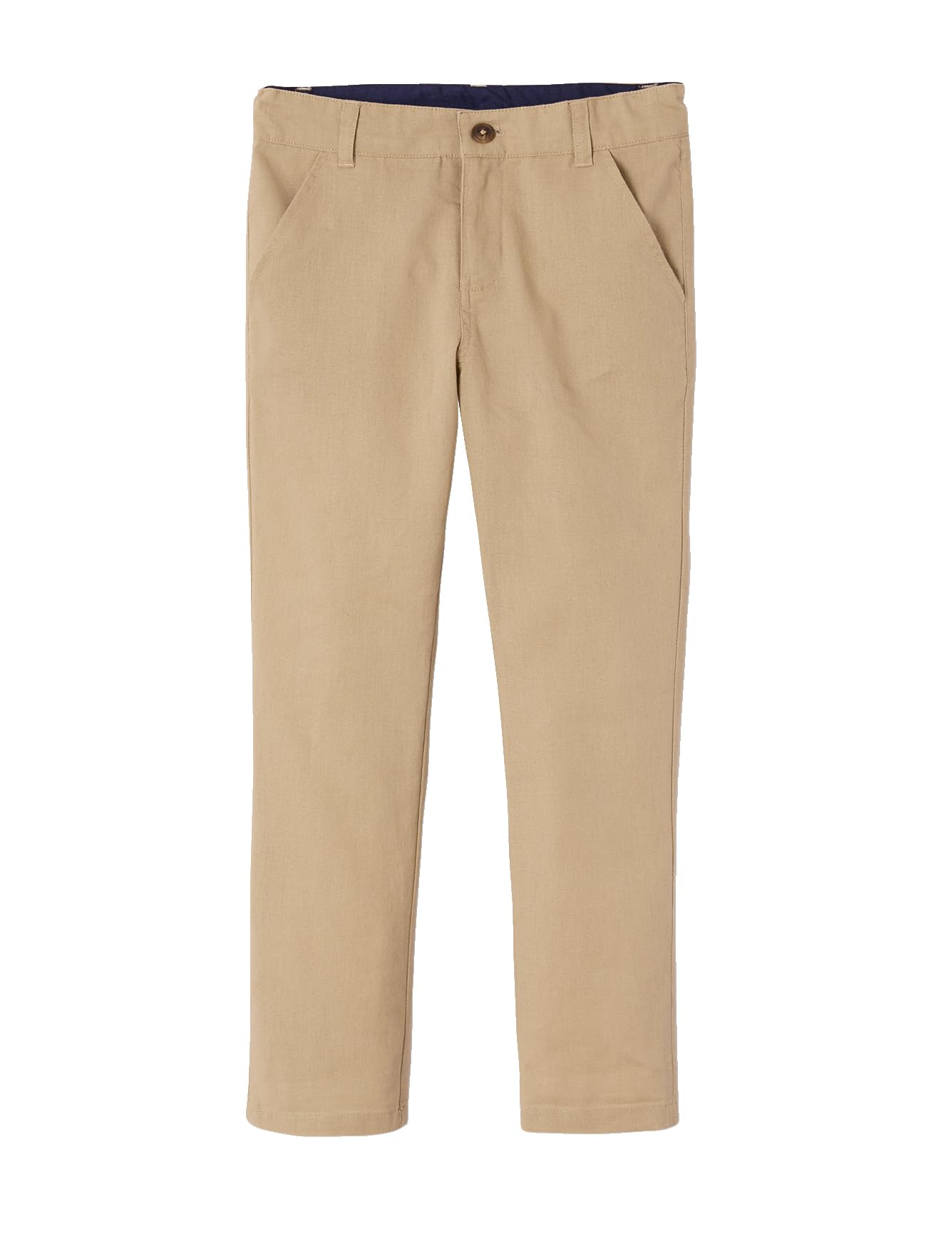 VERTBAUDET Pantalon Chino garçon en Coton/Lin