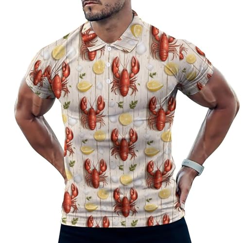 Polo de golf pour homme anti transpiration tissu doux manches courtes