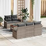 Cet ensemble de canapé de jardin est génial pour se détendre et passer du temps à l'extérieur, en te offrant un coin salon à la fois confortable et flexible