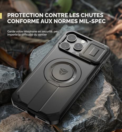 Coque iPhone 16 Pro Max robuste pour vidéo mains libres en voyage