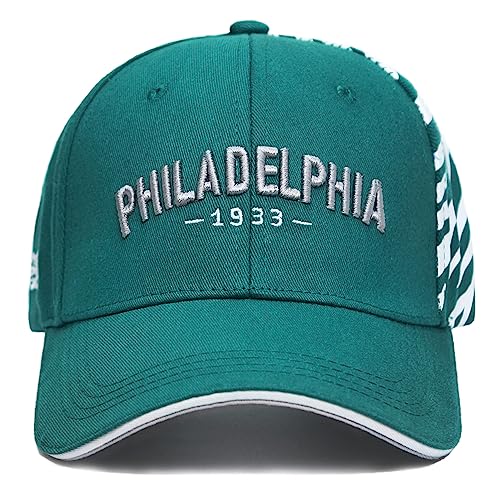 Aoryalps Philadelphia City Team Fans Baseball Caps, Sports Football Embroidered Baseball Hat, Adult Baseball Cap Apparel Gifts