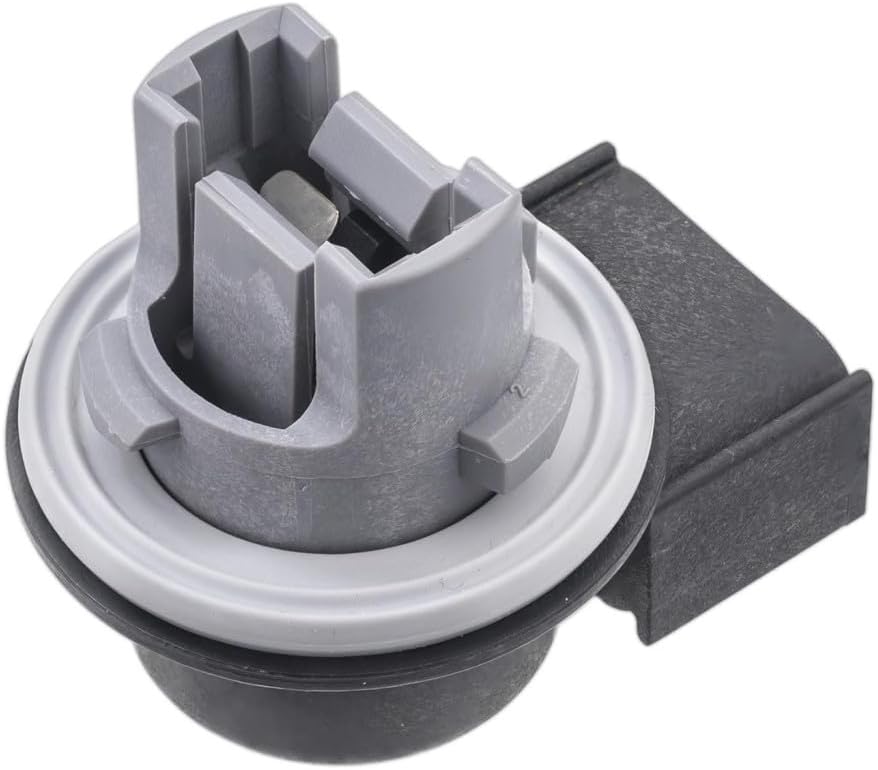 KarParts360 For Ford E-150/E-450 Super Duty 2005 2006 2007 Tail Light Socket | Black | Blade Terminal | Snap Fit Attachment Method | Round Connector | Replacement For 2U5Z13411LA