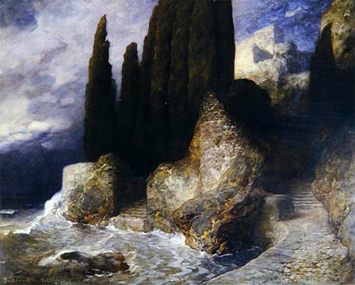 Impresión de arte en lienzo SERENDIPITP de Ferdinand Keller, acabado moderno de 60x90cm