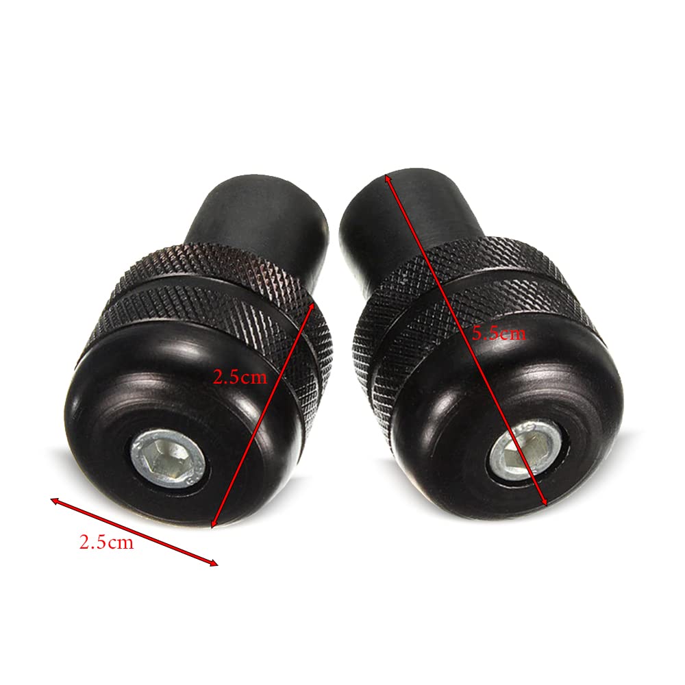 Embouts/Masse de Guidon Tourtecs LE6 Compatible avec Moto Guidon Universel Or