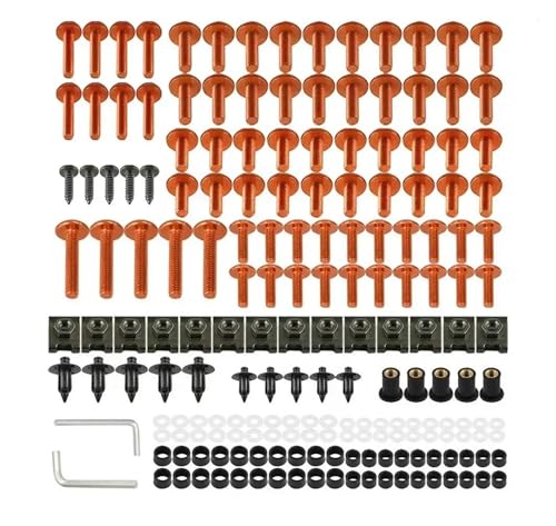 Visserie de carénage TMAX 560 530 haut de gamme orange anodisé