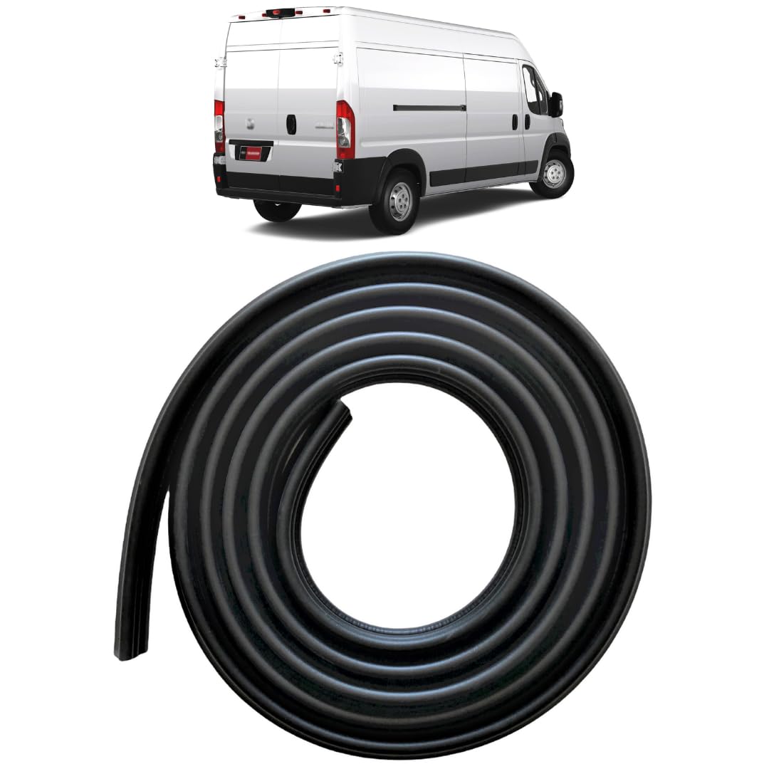 Rear Tailgate Seal, Cargo Door Rubber Weatherstrip Compatible for 2014-2024 Ram Promaster 1500 2500 3500 Vans Fits Highroof and LowRoof Models
