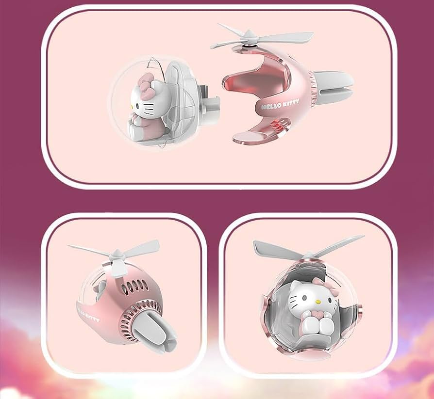 HELLO KITTY 芳香剤 ステッカー エンブレムグミコロン キティ