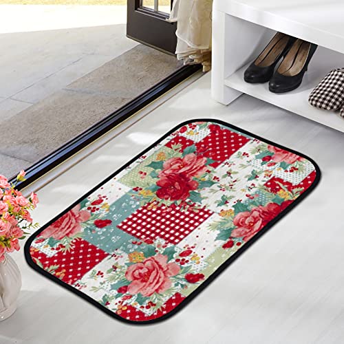Soft Foam Area Rugs The Pioneer Woman Rose Washable Non Slip Kitchen Rugs Bath Rug For Home Decor Indoor/Outdoor 36X24In #TOP2