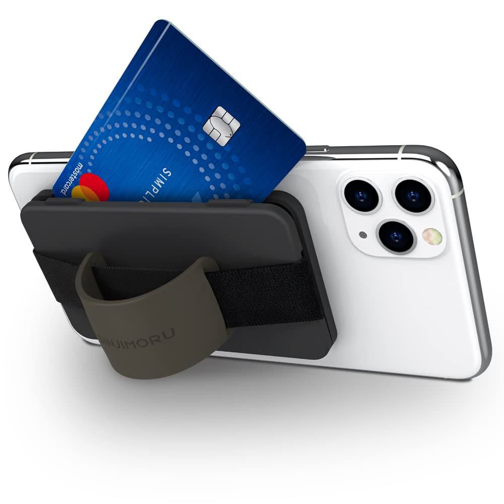 Amazon.co.jp: Sinjimoru スマホスタンドカード入れ、スマホ固定