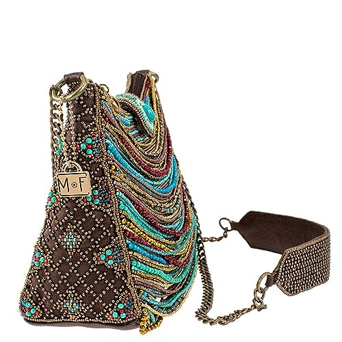 Mary Frances Sway with Me Beaded Crossbody Handbag – Boho Chic Purse with Vibrant Color Pop, Multicolor4