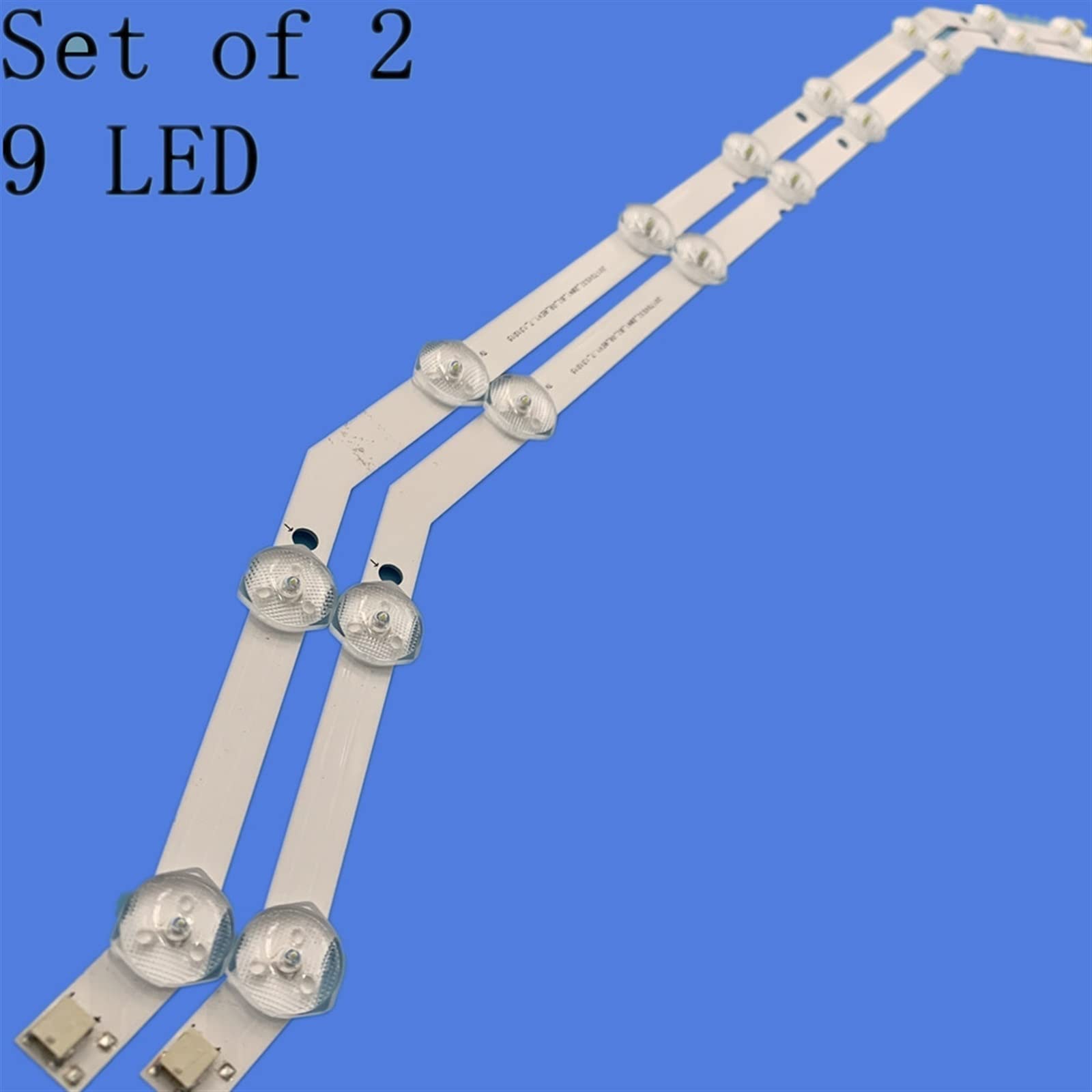 Striscia di retroilluminazione a LED da 2 Pezzi Compatibile for 2013SVS32_HD_3228N1 TV a 9 LED Sam-Sung 32quot; TV D3GE-320SM0 LM41-00001R BN96-33972A YYC09