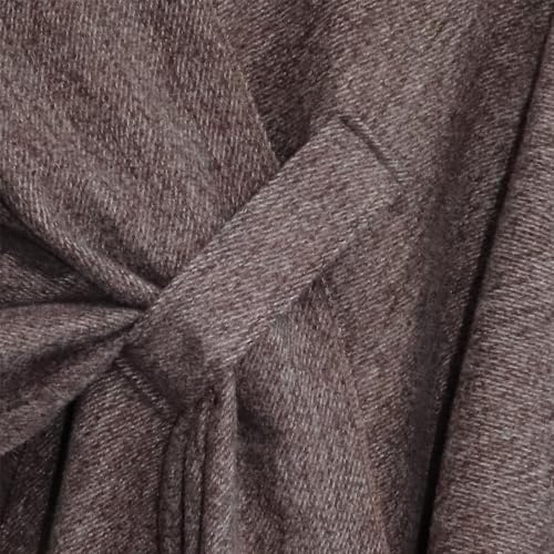 Poncho Damen Strick Reversibel Cape Decke Elegant Warme Schultertuch Gestrickter Schal Mantel für Frühling Herbst（Kaffee ）