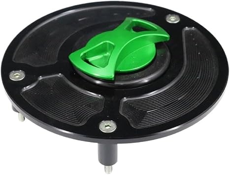 Gas Fuel Tank Cap for CB1000 1992-1997 CB1000R 1994-1995, 2008+ CNC Aluminum Motorcycle Fuel Gas Tank Cap Cover Fast Lock Quick relea Petrol Locking Fuel CapGreen