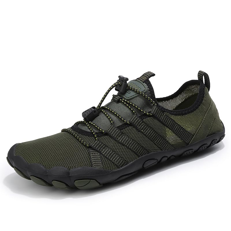 Men’s Barefoot Shoes for Outdoor, Sports, Water, Swim, Beach, Yoga, Exercise, Quick-Dry - Green 455 (Green, UK Footwear Size System, Adult, Men, Narrow, 9) (B0DC721LSJ) Amazon Price History, Amazon Price Tracker