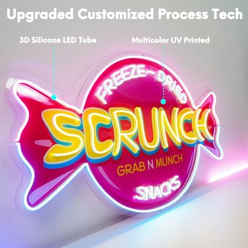 Image of Custom Logo Neon Sign with UV Acrylic for Business | LED wall light, company branding, store, bar, salon, office, home decor, personalized design, premium finish