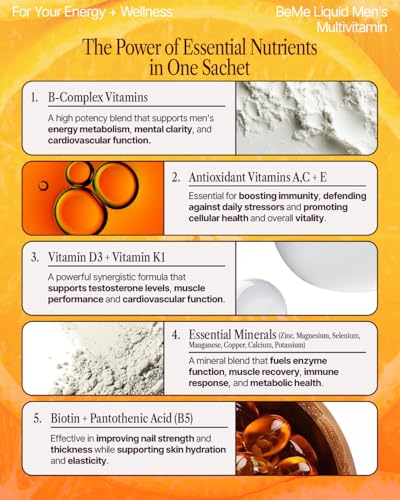 BeMe Liquid Multivitamins for Men