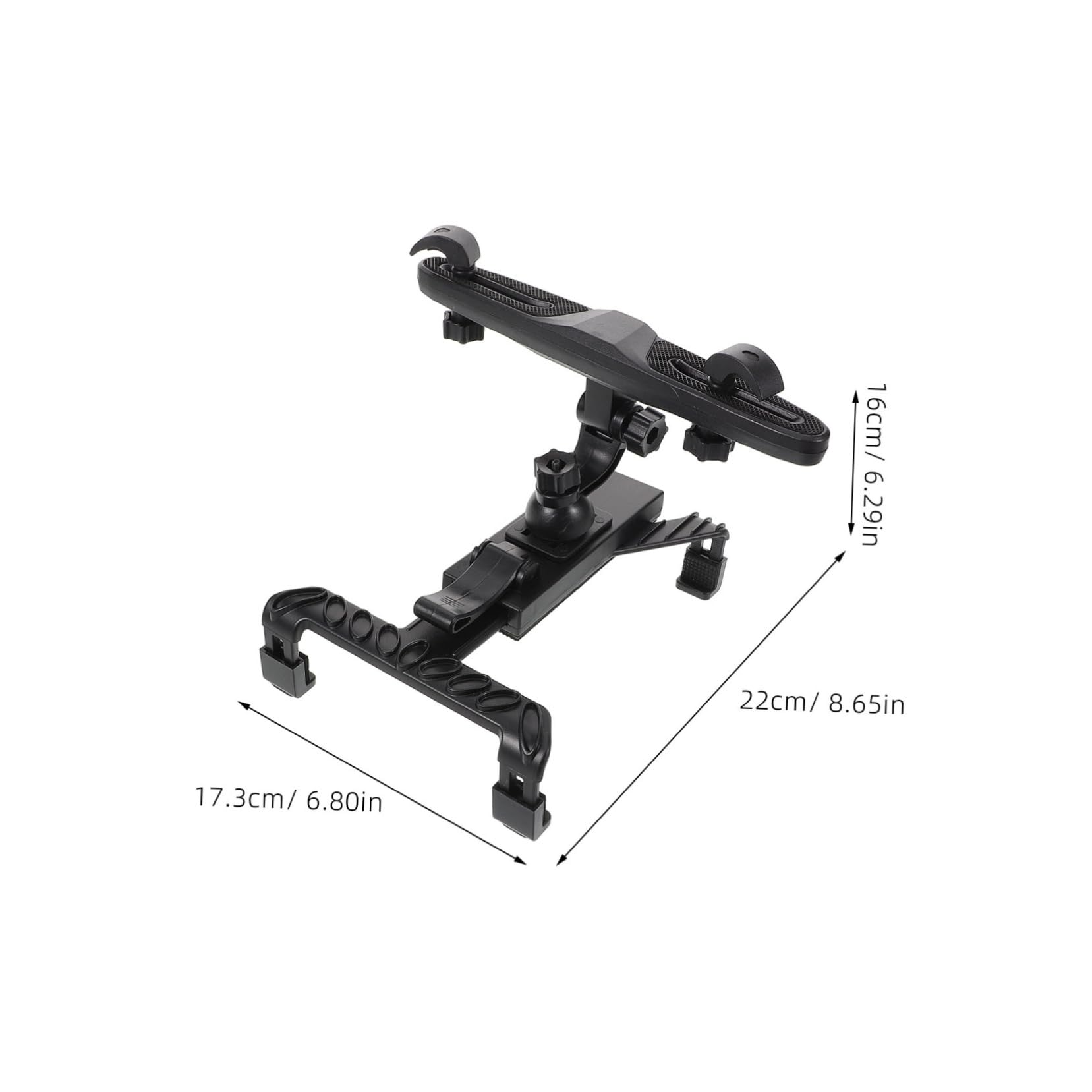 PRETYZOOM Tablet Holder for Car Backseat Rotatable and for Tablets for Road Trips and Travel Compatible