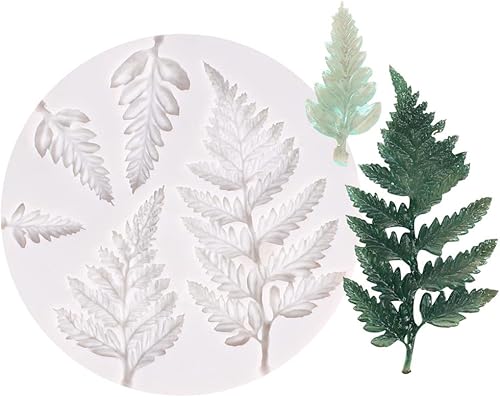 Molde de silicona para hojas de rosa, moldes para fondant, herramientas de decoración de pasteles, herramientas de decoración de tartas, moldes de