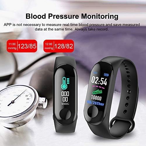 HOPEMOB Smart Band Watch Smartwatch M3 Monitor de Actividad Física Ritmo  Cardíaco (Negro) : Amazon.com.mx: Electrónicos