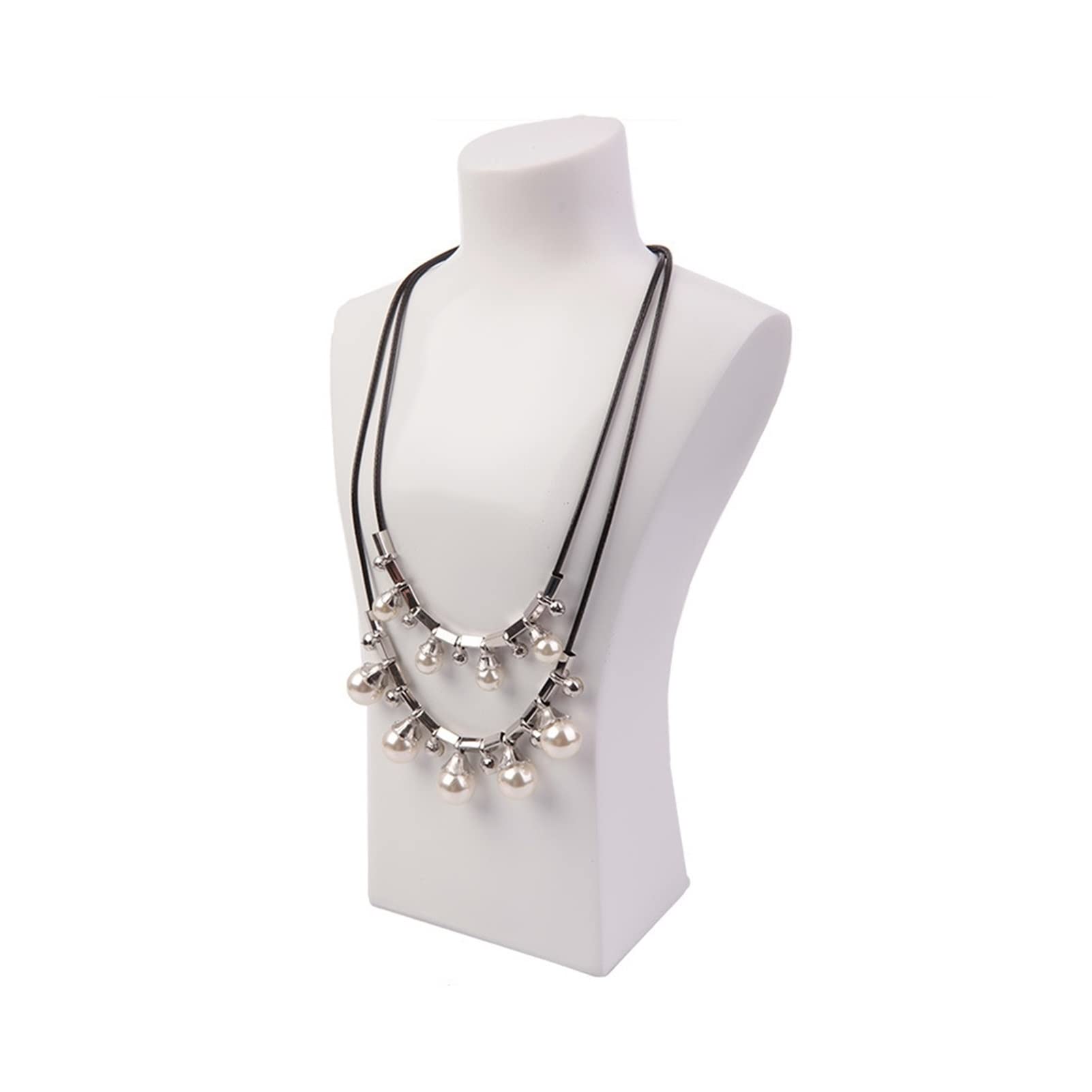 GAROEN Jewelry Display Stand Jewellery Display Resin 29cm Model Portrait Necklaces Jewelry Display Stand Pendants Holder Jewelry Stand Storage Prop