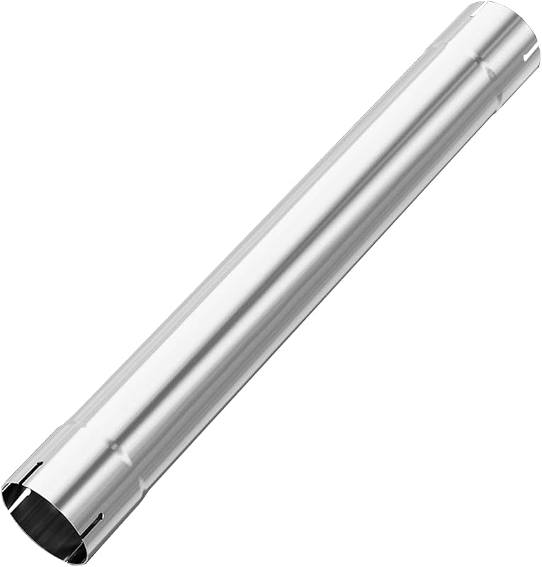 Tubo de extensão do escapamento HiBuyer em aço inoxidável T304, 5" x 76,2 cm – 1 unidade