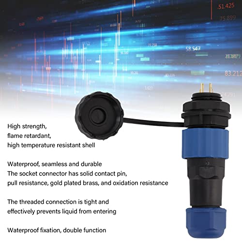 Conector SD16 Impermeable IP68 para Aviación con Hilo G3/8 miniatura 6