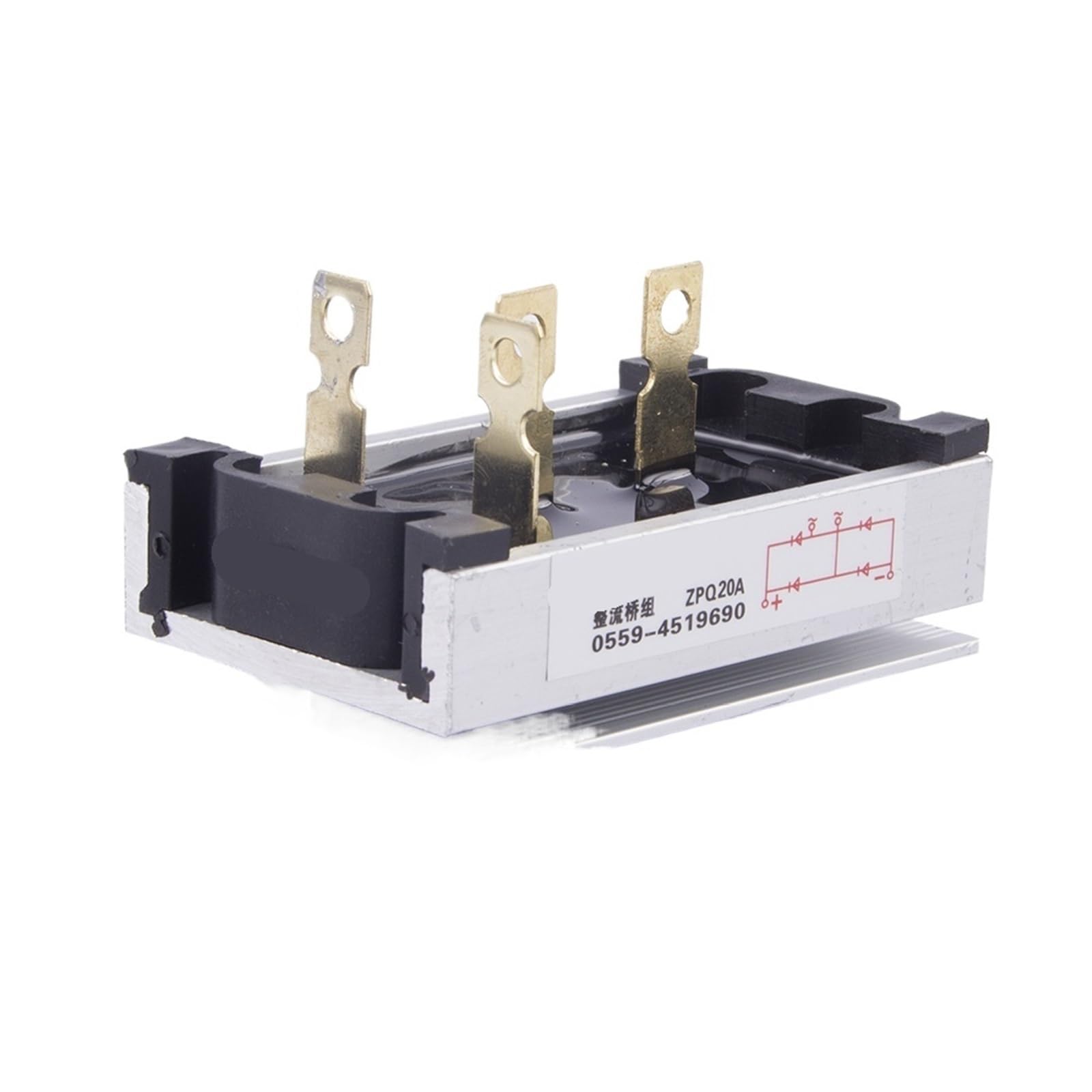 Modulo raddrizzatore a ponte generatore ZPQ20A SQL20A 20A, raddrizzatore a diodo ad alta frequenza e alta tensione 20AMP(SQL20A 3 phase)