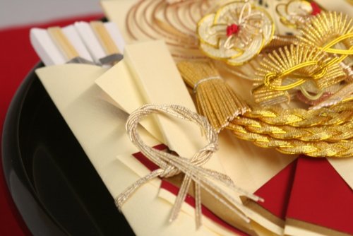 結納品セット 結納品セット 3品 結納金と指輪と酒肴料（長熨斗と目録と毛氈付き