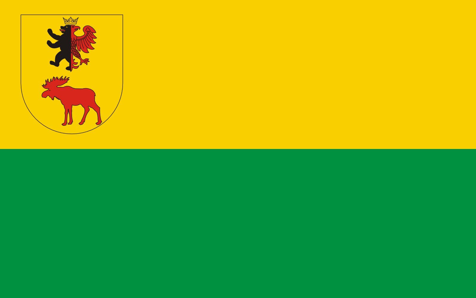 Drapeau powiat grajewski flag projekt 2009 grand pavillon polonais de région