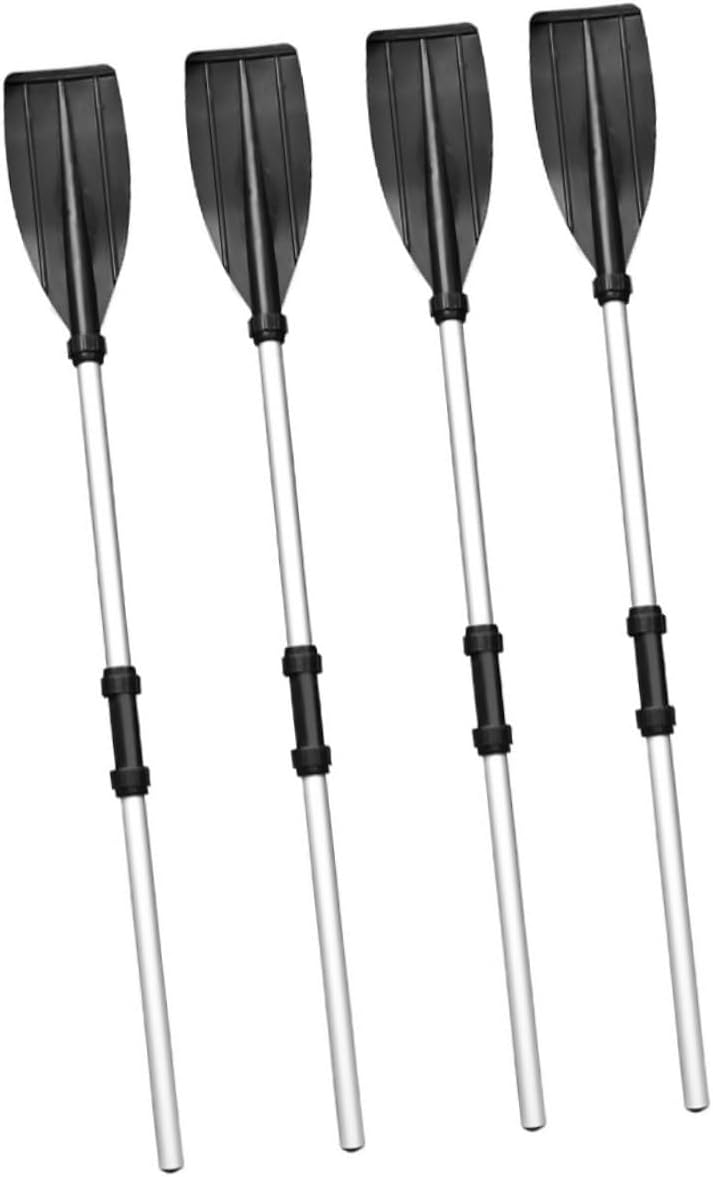 SUPVOX 2pairs Aluminum Alloy Paddle Rowing Oars Detachable Design for Kayak Canoe