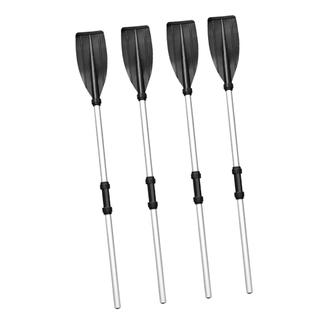 SUPVOX Portable Aluminum Alloy Paddle 2 Pairs Retractable for Boat Accessories