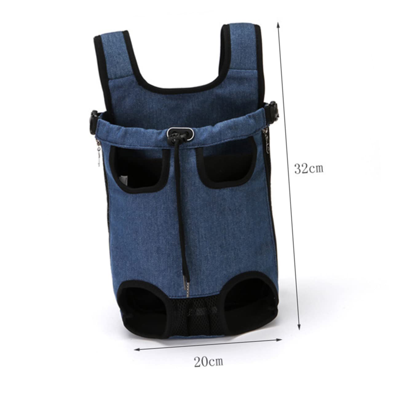 ifundom 1Pc Stylish Sized Pet Carrier Bag Portable Front Back Pack for Cats and Dogs Travel Friendly Design for Hands Mobility