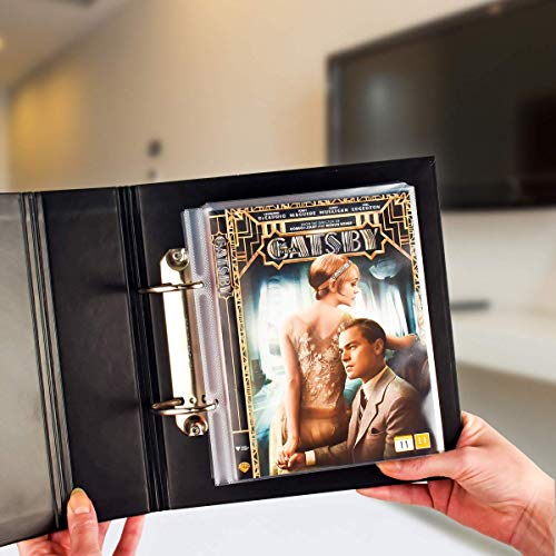 Tarifold 2-Ring Binder For Dvd Storage -Cd Storage And Blu-Ray Storage - Black - 4/Pack (10284-4) #TOP2