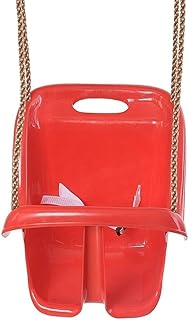 Swing Swing Set Toddler Swing Seat Hanging for Playground Swing Set, Infants to Teens Swing Plastic Garden Tree Swing Seat Outdoor Playground Tree Swing Seat for Kids Adults ( Color : Red )