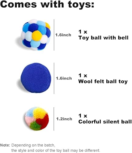 Miniatura 5 de Cama tipo túnel grande para gatos de interior con 3 juguetes, resistente a los arañazos, hasta 30 libras (largo 24 x 24 x 11 pulgadas, rosa)