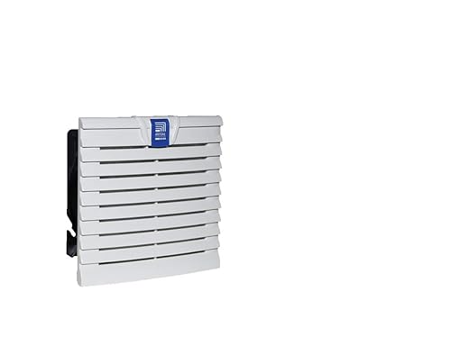 Rittal 3238124 Ventilador de filtro TopTherm gris claro, 5-5364 pulgadas de ancho x 5-5364 pulgadas de alto x 2-2932 pulgadas de profundidad, 32