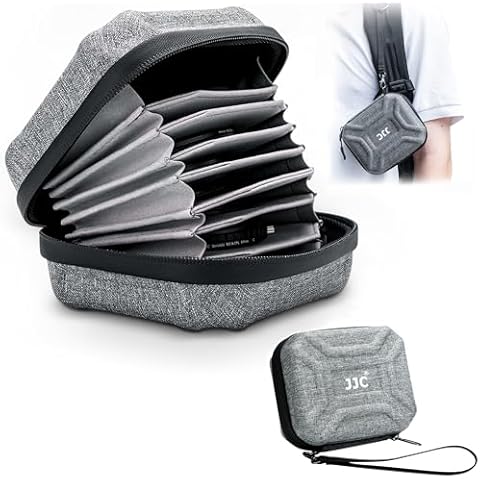 10 Pockets Hard Shell Lens Filter Bag Cover