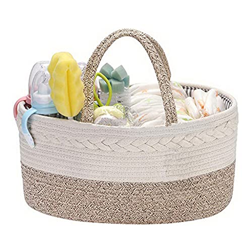 Zksbdxz Baby Diaper Portable Nursery Storage Basket Mummy Carriage Bag