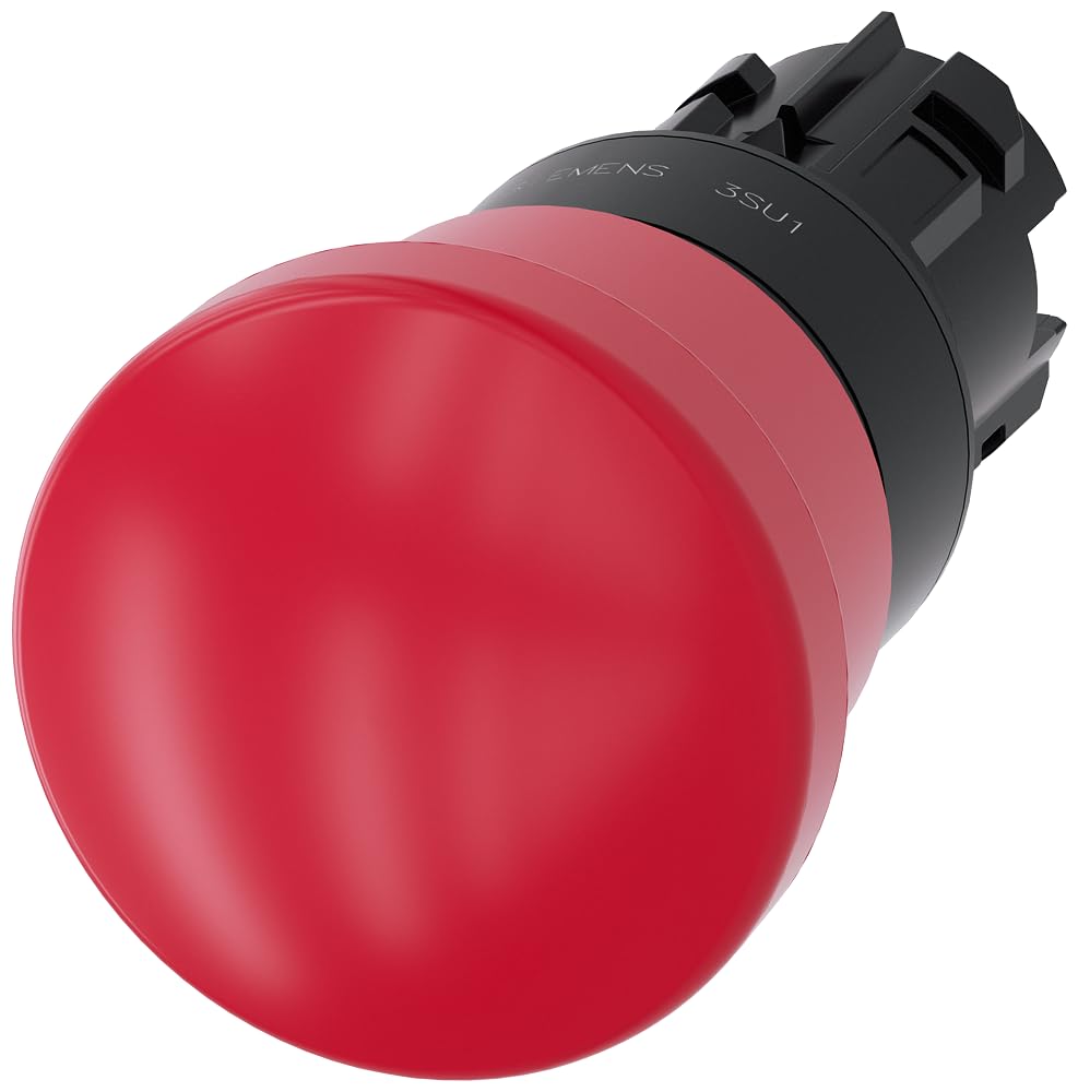 Siemens SIRIUS ATC Mushroom Push Button Emergency Stop Red 40 mm Interlocking Forced