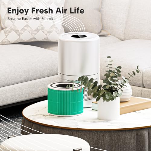 Image of Core 300 Toxin Absorber Replacement Filter for LEVOIT Core 300 Core 300S Core 300-P Core 300S-P Air Purifier, 3-in-1 High Efficiency Activated Carbon, Compared to Part # Core 300-RF-TX, 2 Pack, Green