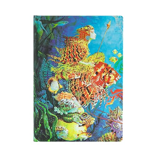 Carnet Paperblanks Sea Fantasies Midi fini l'encre qui traverse avec le papier 120 gsm