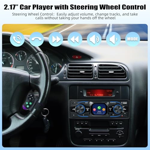 Autoradio Bluetooth 1 Din avec écran tactile smart touch HD SIXTOP